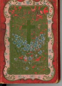 1894 German Mini Christliches Vergiss Mein Nicht Theo Stroefer Kunstverlag RE2 - Picture 1 of 12