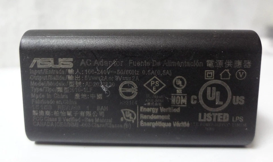 Authentic ASUS Google Nexus 7 Charger AC Power Adapter   -8 - Image 1 of 3