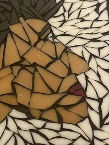Stained Glass Mosaic JoElla Casse Unique Handmade Local Artist - Picture 1 of 12
