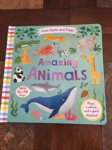 First Facts and Flaps Amazing Animals Silver Dolphin Book Educational Toddler - Bild 1 von 10