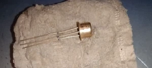 Seltener Western Electric 12K PNP Germanium Transistor / vergoldetes Gehäuse und Leitungen - Bild 1 von 5