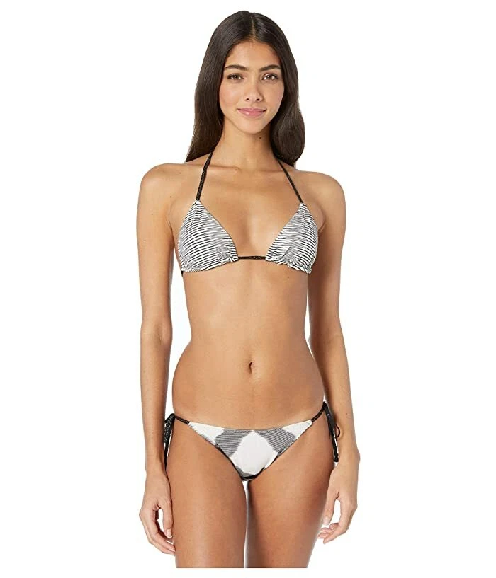 Conjunto de bikini triángulo tejido a ganchillo a rayas Missoni Mare Donna L1312 talla 40 Foto 1 de 1