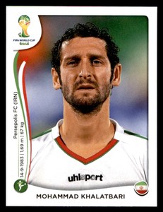 Panini World Cup 2014 - Mohammad Khalatbari Iran No. 468