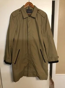 Cole Haan wasserabweisender Regenmantel mit Knopf/Reißverschluss vorne für Herren Large - Bild 1 von 16