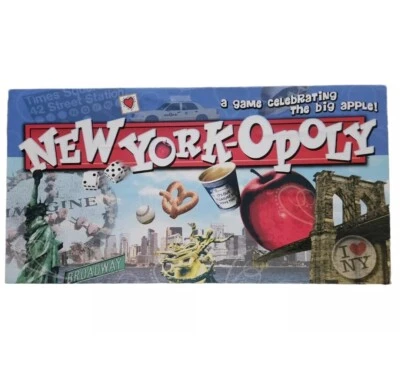New York-Opoly Monopoly Board Game NYC Souvenir Boardgame Strategy Family Game  - Image 1 of 4