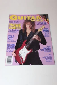 Guitar World Magazine January 1987 Yngwie Malmsteen, Steve Vai - Picture 1 of 2