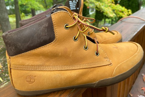 Stivaletti Timberland donna 10M lettino Chukka alla caviglia stringati 20603 marrone pelle