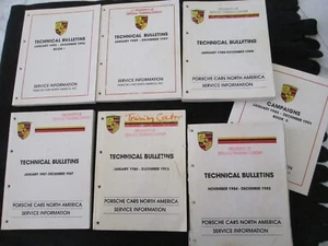 1985-1992 Porsche 911 Carrera 928 Technical Bulletin Service Info Manual Book Pk - Picture 1 of 12