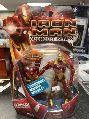 Marvel Iron Man  Inferno Armor Figure Launching Magma Missile - Изображение 1 из 4