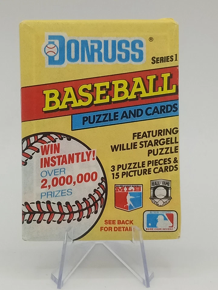 6-Packs Donruss 1991 Series 1 Baseball Puzzle & cards (3-Puzzle Pieces 15-Cards