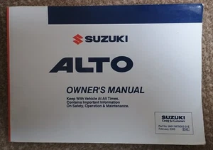 SUZUKI ALTO Car Owners Manual 2005 - Picture 1 of 3