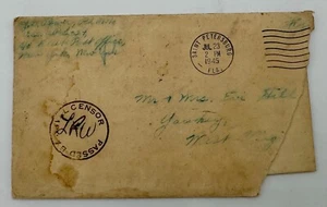 Vintage 1945 Brief aus New York, New York - Bild 1 von 3