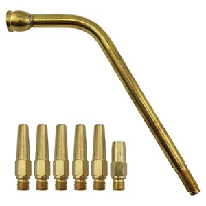 Comet Style Oxy / LPG Tip Tube Tip Holder & All 6 Sizes of 1390 Tips - Picture 1 of 11