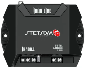 Stetsom IR 400.1 Mono 400 W Amplifier Full Range Compact Iron Line - 2 OHMS NEW - Picture 1 of 4