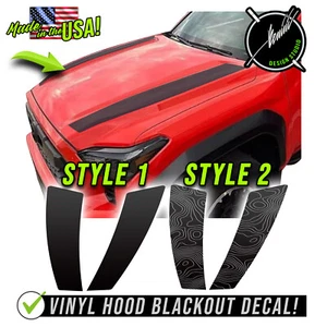 Hood Decal Graphic Racing Stripes Fits 2024 and up Toyota Tacoma 4-Runner TRD - Picture 1 of 3