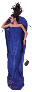 Cocoon 100% Silk Mummy Sleeping Bag Liner - Ultramarine Blue - Picture 1 of 2