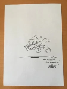 Autograph drawing by Atos Carenghi said Athos - Picture 1 of 1
