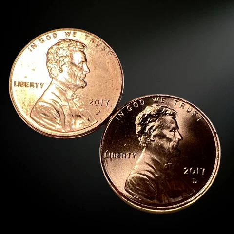 2017 P D  - Lincoln Shield Cent - Brilliant Uncirculated (BU)  from OBW Cover