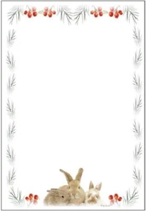 Kaninchenwelt (1) - verschiedene Größen Geschenkpackungen Schreibpapier - Bild 1 von 8