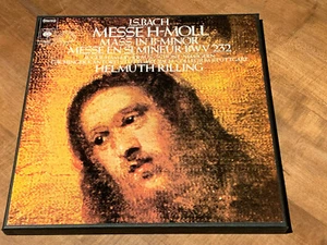 Bach Mass in B minor HELMUTH RILLING JULIA HAMARI CBS 3LP BOX 79307 NM Like New - Picture 1 of 4