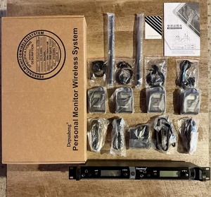 Depusheng | TX4 Wireless in Ear Monitor (IEM) System | 4 Bodypacks | 4-Channel - Picture 1 of 24
