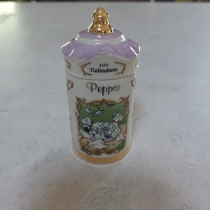 Disney Spice Jar Collection Lenox 1995 101 Dálmatas Pimienta Porcelana Perros Dorados - Imagen 1 de 10