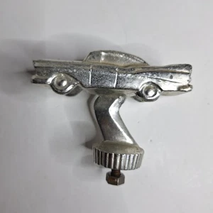 Vintage 1950’s-60’s Classic Car Trophy Topper Auto Show Award Silver Tone Metal - Bild 1 von 8