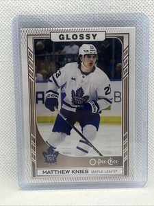 Toronto Maple Leafs - Matthew Knies  - 23/24 UD Series 1 - OPC Glossy - #R-24 - Picture 1 of 2