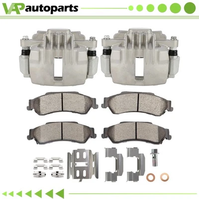 Rear Brake Calipers And Ceramic Pads Diver + Passenger For 98-2004 Chevrolet S10 - Изображение 1 из 4
