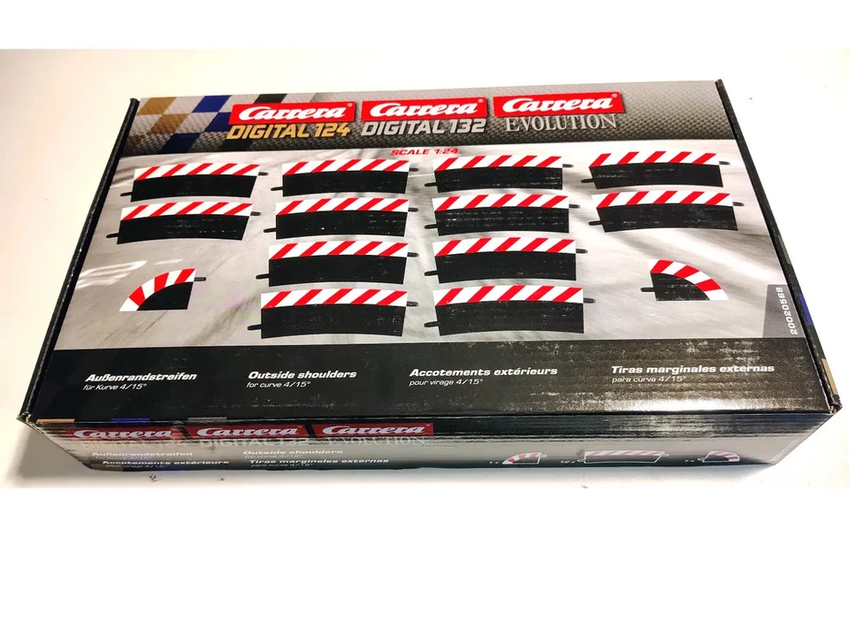 Carrera 20568 - Hombro exterior para pista curva 4/15. Solo OCHO piezas. Foto 1 de 1