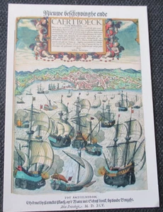 RAR  seltene AK  alter Zeit aus 2005  Schiff Segelschiffe Mittelalterliche Szene - Bild 1 von 2