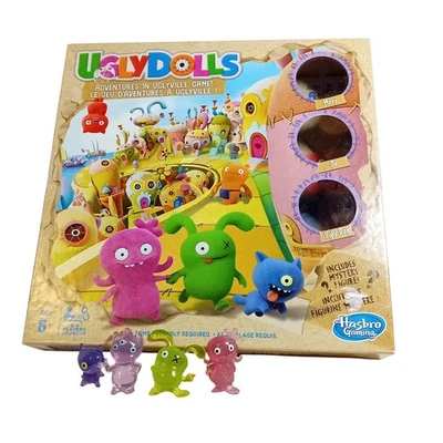 2019 Ugly Dolls Adventures in Uglyville Board Game Hasbro Figures Complete Kids - Image 1 of 4