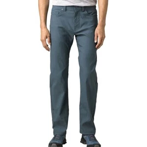 Prana Mens Pants Size 42 X 32 Brion Pant II Blue Standard Fit ReZion Straight - Picture 1 of 5