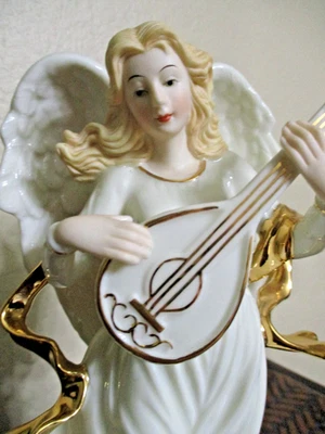 Angel Music Box Plays "What A Friend We Have in Jesus" Porcelain With Packaging - Image 1 of 4