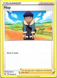 Hop Uncommon SWSH01: Sword & Shield Base Set 165/202 NM - Picture 1 of 2
