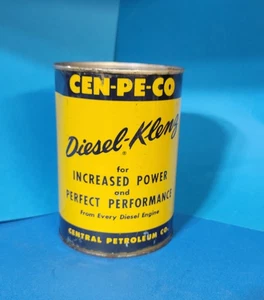 Diesel Klenz Motor Oil Cen Pe Co Full No Leaks 1950's - Picture 1 of 8