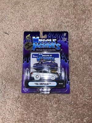 Muscle Machines Limited '96 Impala con neumáticos blancos 04-55 escala 1:64 en tarjeta Foto 1 de 2