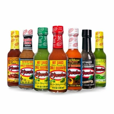 EL YUCATECO 7 SAUCE COLLECTION - Hot Mexican Chilli Sauces - Image 1 of 2