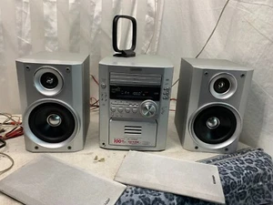 Sharp XL-HP500 VTG Micro Component Stereo System Tuner Cassette & 3 CD Changer - Picture 1 of 22