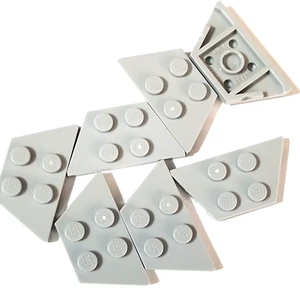 Lego 2x4 Keilplatte hellbläulich grau Teil 51739 Menge 7 - Bild 1 von 2