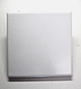 1 Tile Dal DalTile USA Tiny Dimples 4-1/4" Ceramic Gloss Off White Wall Vtg 1970 - Picture 1 of 7