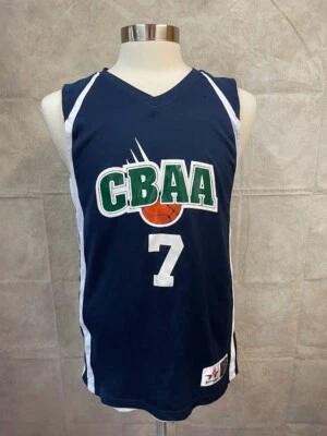 Camiseta deportiva Alleson Athletic - CBAA #7 - azul sin mangas talla S pequeña Foto 1 de 4