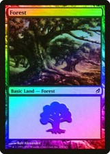 Forest (299) FOIL Lorwyn HEAVILY PLD Basic Land MAGIC GATHERING CARD ABUGames