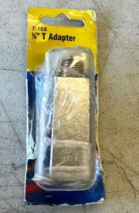 NOS Single Piece Brass "T" Shape 3/8" Adaptor - Fast Shipping - Bild 1 von 5
