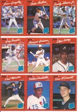 1990 DONRUSS - STARS - ROOKIES - HALL OF FAMERS - MULTI-CARD DISCOUNTS