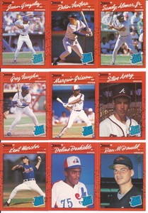 1990 DONRUSS - STARS - ROOKIES - HALL OF FAMERS - MULTI-CARD DISCOUNTS