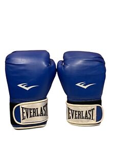 Everlast Prostyle Elite Training Blue Boxing Gloves 12oz TA-12 Exc Condition