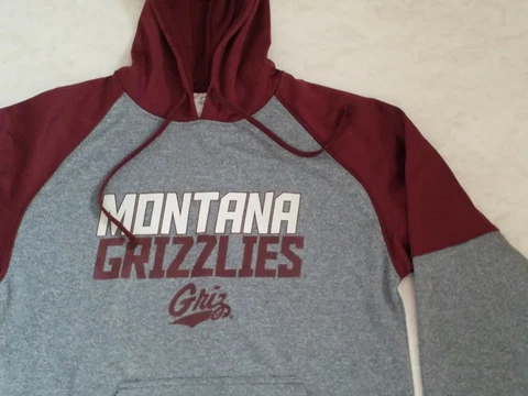 NWT Mens Montana Grizz Grizzlies Hooded Sweatshirt - Medium - Hoodie Cover