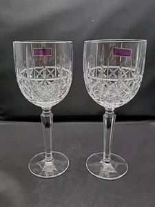 Juego de 2 copas de cristal de corte transparente de 14 oz con patrón Marquis by Waterford Brady - Imagen 1 de 12