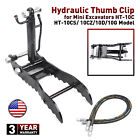 Hydraulic Thumb Clip for Mini Excavators, Easy to Pick Up Irregular Objects USA 